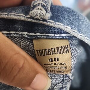 True Religion Blue Denim Jeans Classic Fit